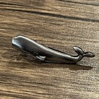 Whale Tie Clip Tie Bar Men Daily Wear Birthday Gift Animal Tie Bar