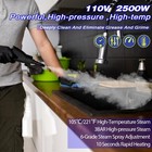 2500w Handheld Steam Cleaner portable Car Steamer For Auto Detailin    Fast Ship