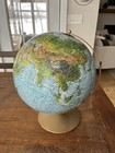 Vintage Replogle World Globe On Metal Stand 3d