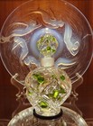 Mid Century Lalique  floride  Crystal Perfume Bottle  C1956