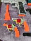 Vintage 1990s Toy Gun Lot Of 10 For Parts Or Repair Some Working Cap Dart Ninja