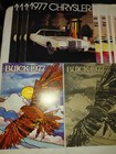Lot Of 24 Vintage 1977 Buick   Chrysler Brochures   Various Vehicles   Info