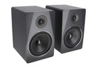 Pair Rockville Apm8b 8  500 Watt Powered Usb Studio Monitor Speakers 37  Stands
