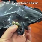 1pair Led Headlight Headlamp Assembly For Can Am Maverick X3 Xds Xrs Max Turbo R