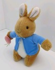 Vintage Eden Peter Rabbit Beatrix Potter Rabbit 7  Plush Blue Coat Stuffed Toy
