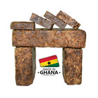 Raw African Black Soap 2 Oz  Bar 100  Pure Natural Organic Ghana Body Face Wash