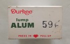 Vintage Unopened Box Of Durkee Lump Alum With Original Price Stamp