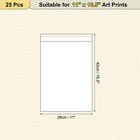 16 5 x 11  Acid-free Picture Sleeve  25pack Crystal Clear Sleeves Storage Bag