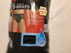 Hanes Briefs 6-pack Mens Tagless Black Comfort Mid-rise  Large 36-38    Nip   yd-1