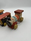 Vintage Fisher Price Wooden Train Set Toy 617 Huffy Puffy Whistling Engine