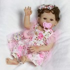 Real Reborn Baby Dolls Full Body Vinyl Silicone Lifelike Newborn Girl Doll Bath