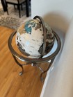 Unique Art Mother Of Pearl   Gemstone World Globe