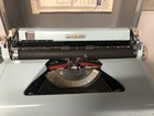 1955 Royal Quiet De Luxe Typewriter In Ankony Blue  Near Mint Condt  With Case