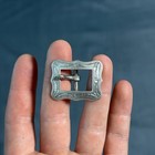 Saddle Co Sterling Silver Western Engraved Small Belt Buckle 10 00g Southwestern