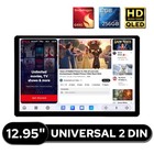 12 95 Inch Qled Double Din Car Stereo Built-in Dsp Carplay Android Auto Gps Navi