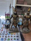 Cold Cast Egyptian Statue Anubis Hours Sobek