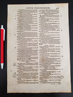 Biblia Vulgate Bible Leaf Printed In 1700s Latin Bible Antique Book Leaf 437 438