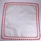 Vintage Crochet Lace Linen Bridesmaid Handkerchief Wedding Cottage Core Granny