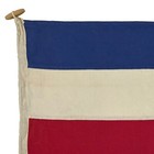 Vintage Cotton Signal Flag Maritime Boat Cloth Nautical Ship Letter C Charlie