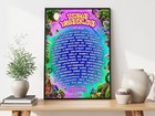 Chicago Edm Festival Poster Rave Electronic Dance Music Wall Art Gift 24x36