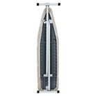 Full   size T   leg Ironing Board     53  X 14   Adjustable Height  Steel Frame  Beige