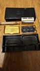 Vintage Gillette Ball End Tech Gold Double Edge Safety Razor In Star Case