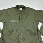 Vtg Military Fishtail Extreme Cold Weather Parka Jacket Shell Mens Medium Green