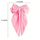 12 Pcs Large Hair Bows For Women Girls Cute Ribbon Bow Hair Clips With Long T   