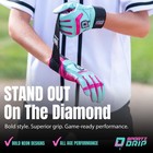 New Sportz Drip Youth Large xl Premium Pro Short Cuff Batting Gloves -youth L xl