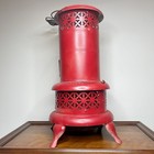 Vintage Red Perfection No  525m Kerosene Smokeless Oil Heater W tank            