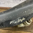 Vintage Bmx Free Style Seat  Old School Bmx Freestyle Black Og 80s Velo