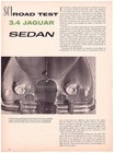 2 Lot  57-58 Jaguar 3 4 Litre Saloon  Usa Magazine Road Tests  Us Postage   3 60