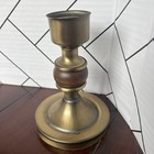 Antique Vintage  Solid Brass Candlestick Single Candle Holder 4    Vintage