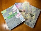 Wicked  Wicked For Good   Wicked Musical Scripts Signed- Autograph Reprints- Oz