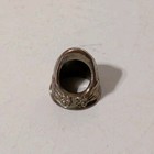 Roxanne Open Nail Precision Dimple Thimble For Quilting Silver Color Size R5