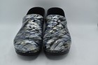 Dansko Womens Size Eu 40 Us 9 5-10 Patent Criss Cross Slip On Professional Clogs