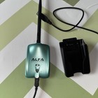 Alfa Network Awus036nh Long Range Wireless Usb Adapter 802 11b g n Teal   Mount