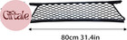 Honda Civic Type R Front Lower Mesh Grille Abs Black 2016 2021