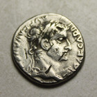 Rare Genuine Ancient Roman Fouree Coin Denarius Tiberius 14ad Livia As Pax