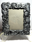 Picture Frame 3d Cats Kittens Bows Yarn Silver Tone Metal 3 5x5    Vtg 7  X 6 