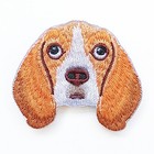 Brooch Backpack Tote Bag Pin Embroidery Cartoon Lifelike Beagle Bulldog Cute Dog