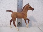 Vintage Breyer Molding Co  Horse Brown   White Foal Vintage Nice  105