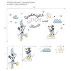 Lambs   Ivy Disney Baby Moonlight Mickey Mouse Blue black Wall Decals stickers