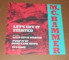 M c  Hammer Let s Get It Started Poster Flat 2-sided 1988 Promo 12x12 Rap