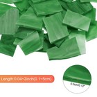 200g Mosaic Tiles Irregular Glass Mosaic Tiles Stained Glass Green
