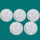 Lot Of  5 1878 Morgan Silver Dollars Us Coins