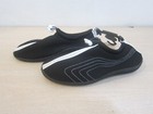Frisky Slip On Water Shoes  Womens Sz Large 9-10  Black white Pool swim Free S h