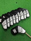 10pcs Ping 4-9pwus Golf Club Iron Head Cover Leather Classic Magnetic Leather