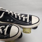 Even Star High Top Converse Roller Skates Classic Black Chucks Size 40 Euc