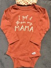 18 Pcs Baby Girl Clothing Bundle Bodysuits Pants Tops Coat Headbands 6-9 Months 